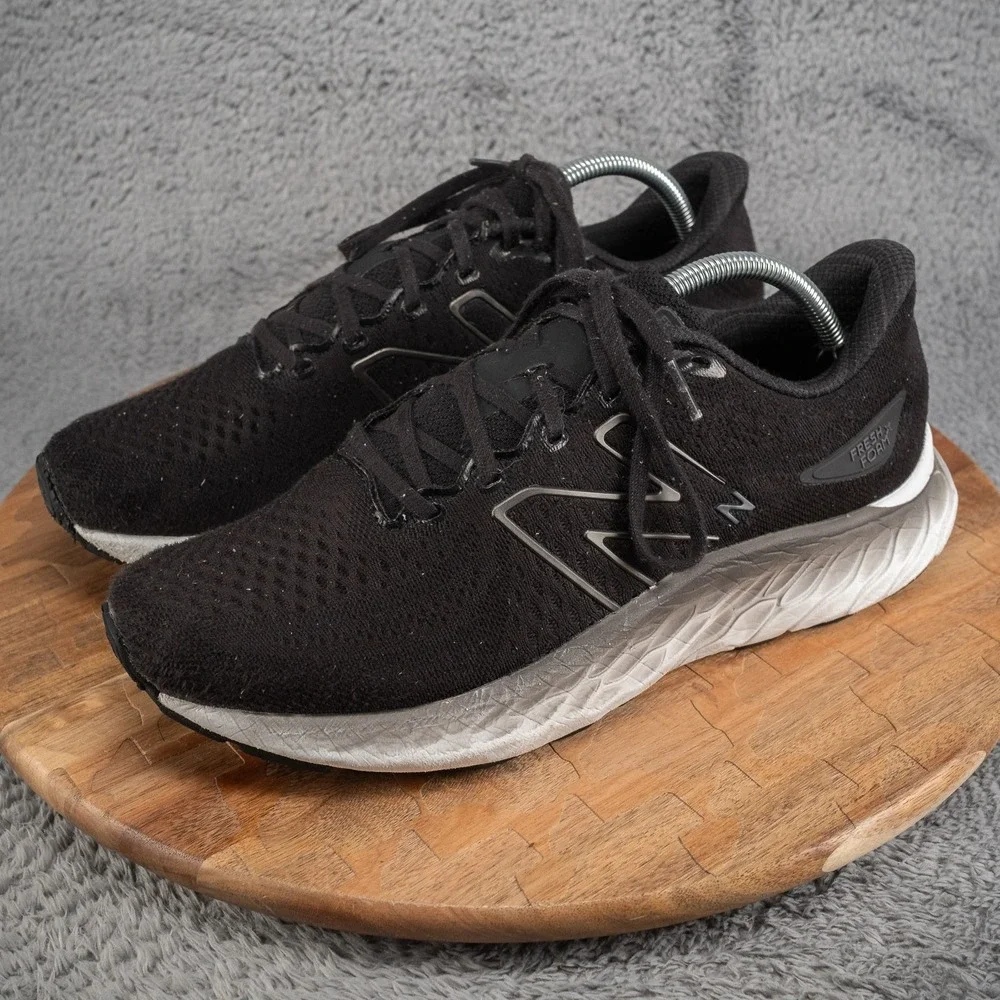 New Balance Fresh Foam X Evoz V3 Mens Size 10 D‎ Black Running Shoes Sneakers